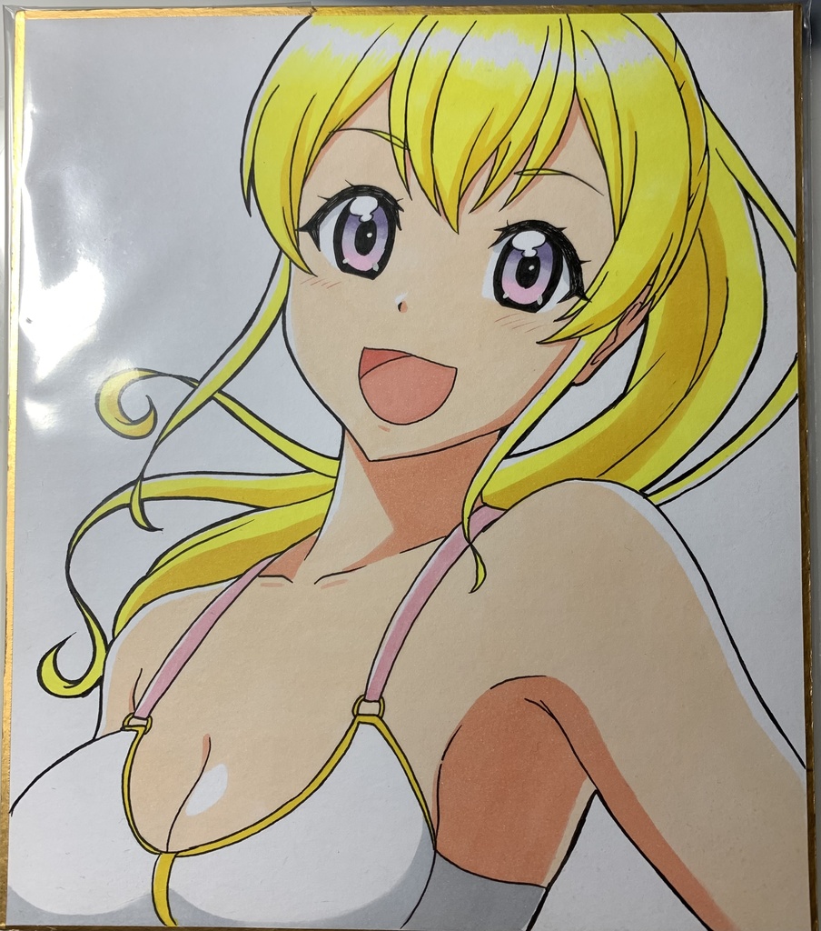 【色紙】白鷺千聖