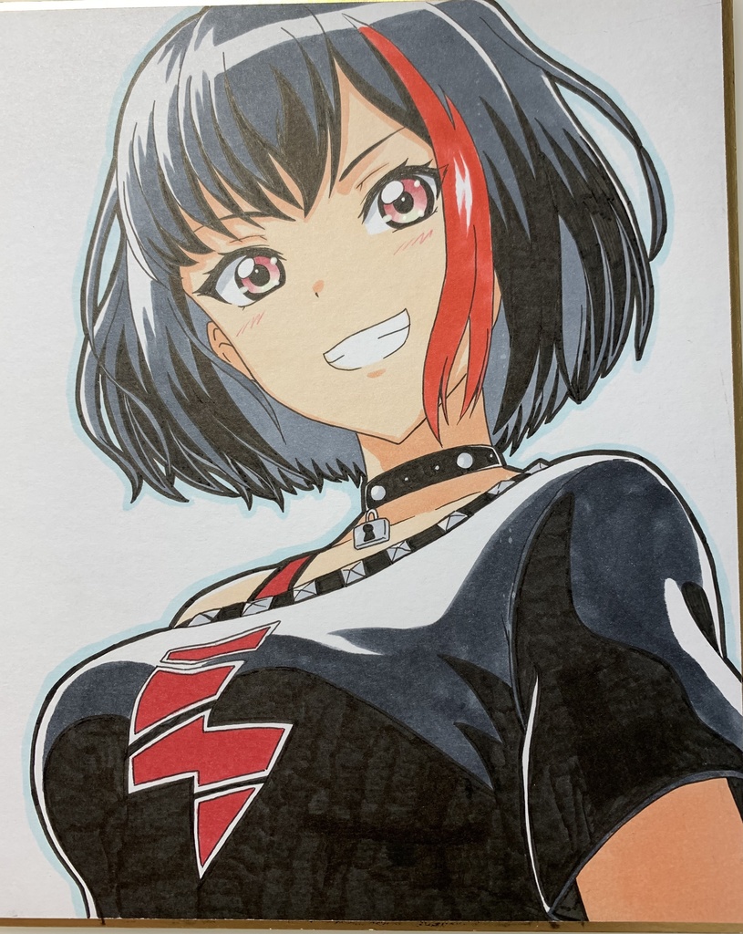 【中色紙】バンドリ・美竹蘭