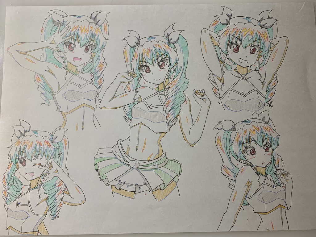 【イラスト】ガンパン・アンチョビ