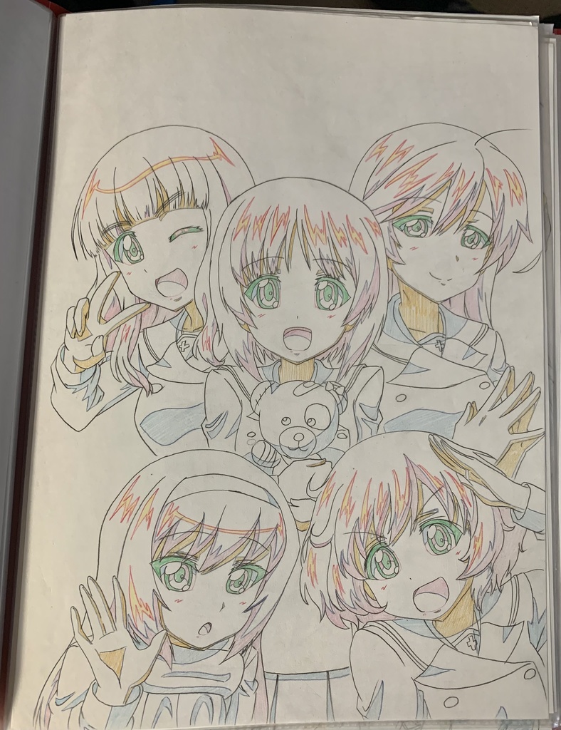 【イラスト】あんこうチーム