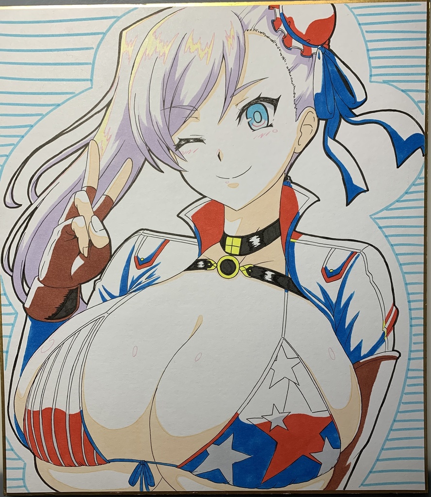 【大色紙】FGO・水着武蔵