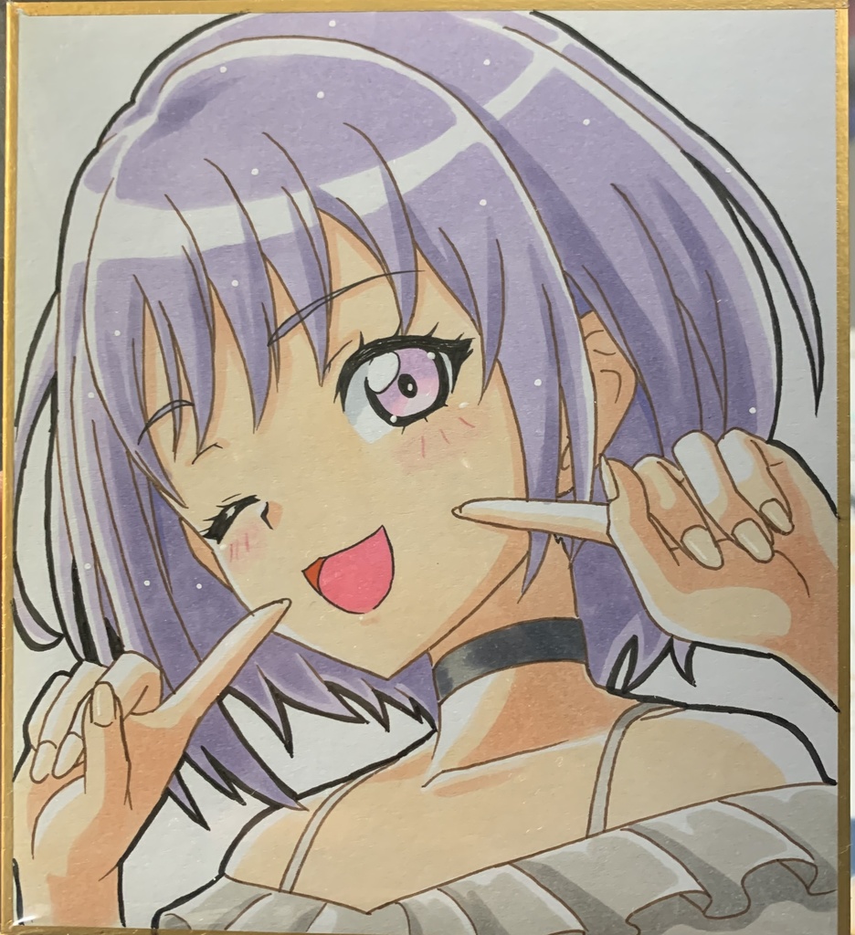 【小色紙】バンドリ・祐天寺にゃむ