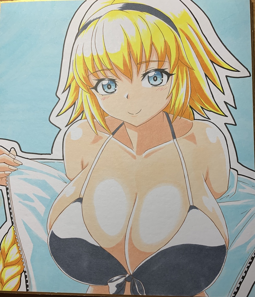 【大色紙】FGO・水着ジャンヌダルク