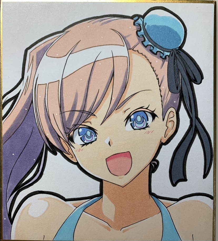 【小色紙】FGO・水着武蔵ちゃん（第一霊基）