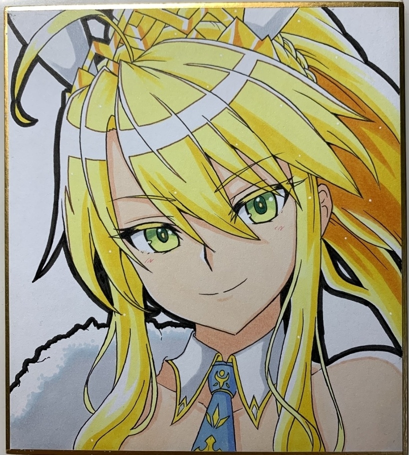 【小色紙】FGO・ルーラーアルトリア（第一霊基）