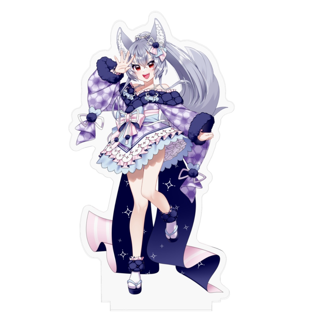 狐狼のアクリルフィギュア(ノーマル)