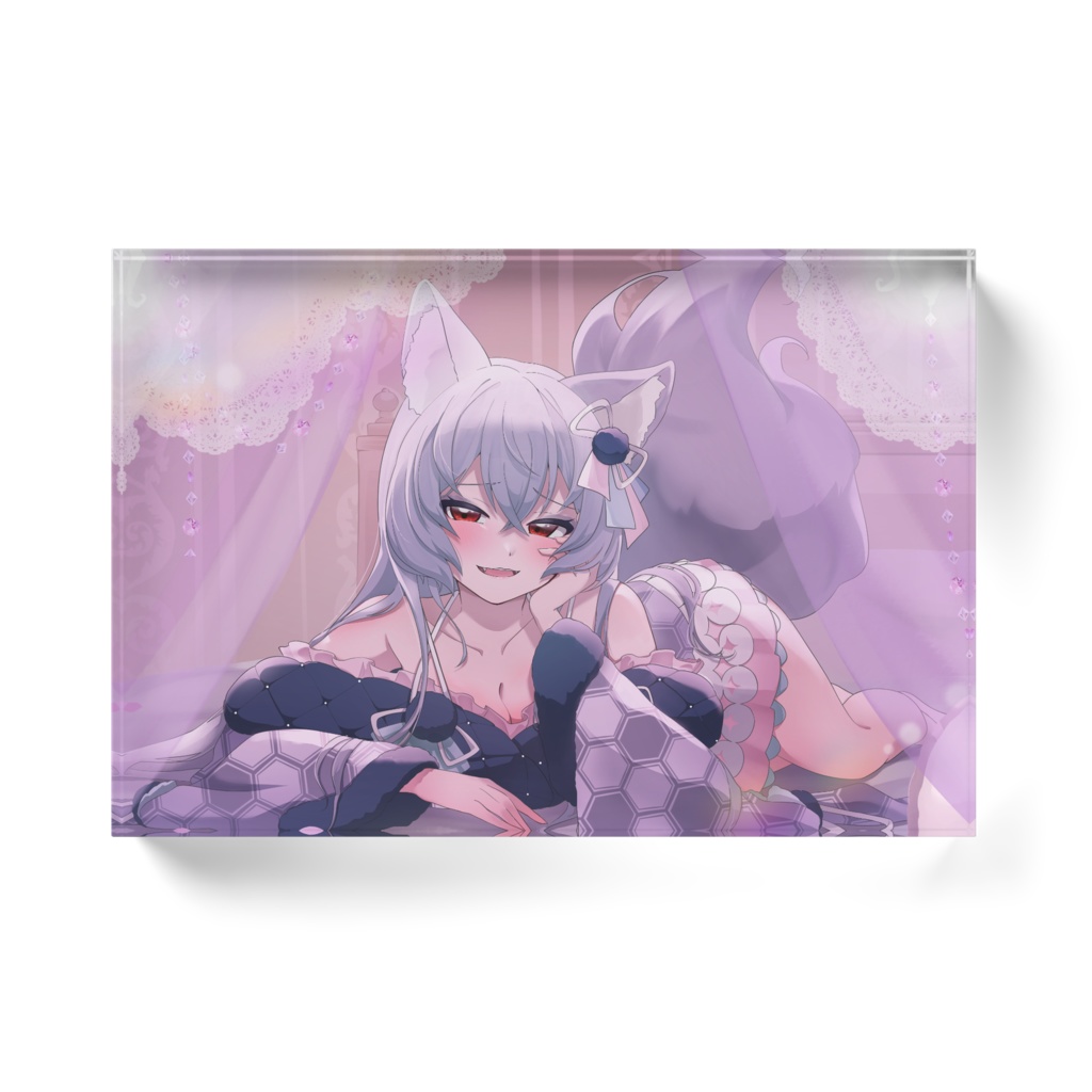 狐狼のアクリルブロック(煽りver.)