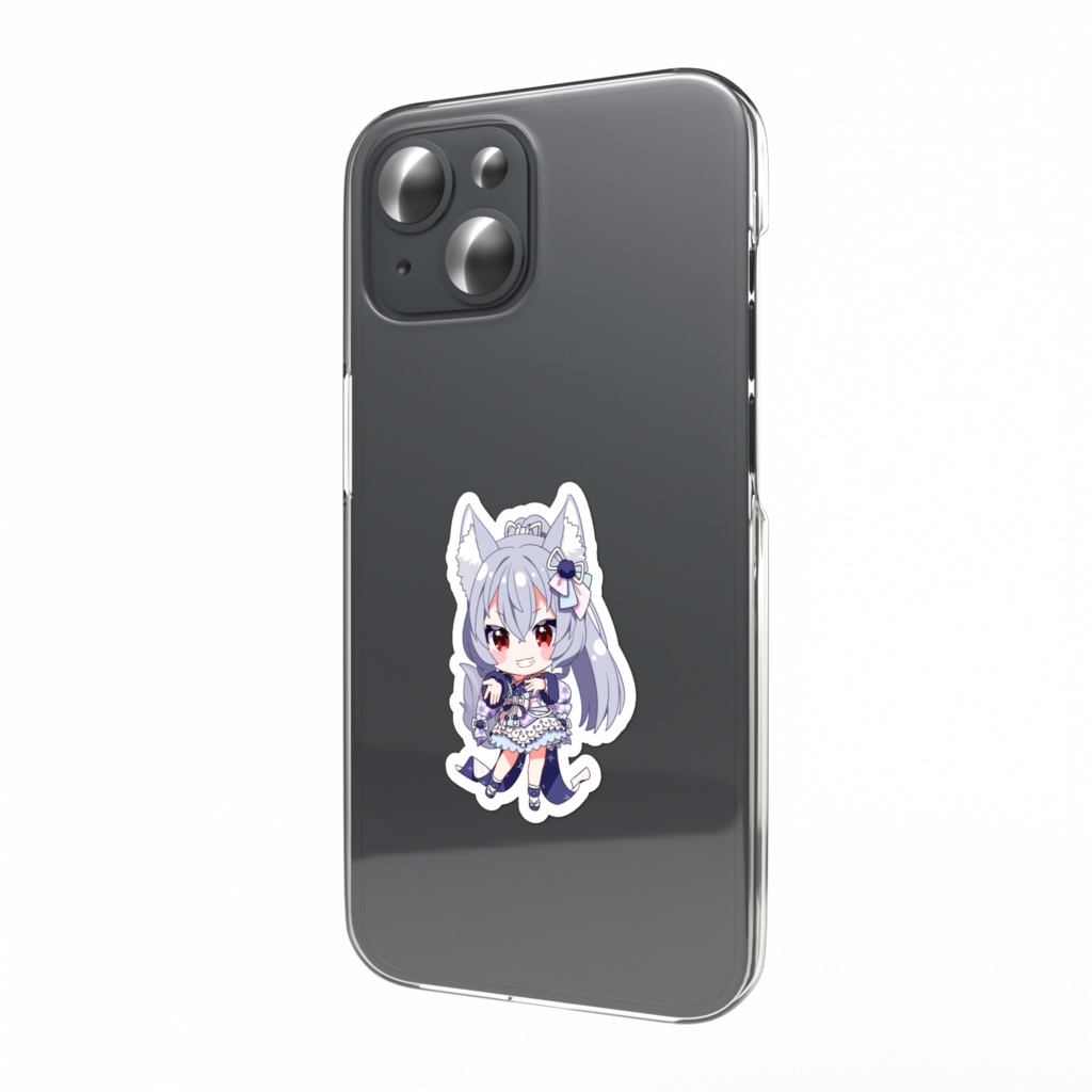 狐狼ステッカー（ニカッ）