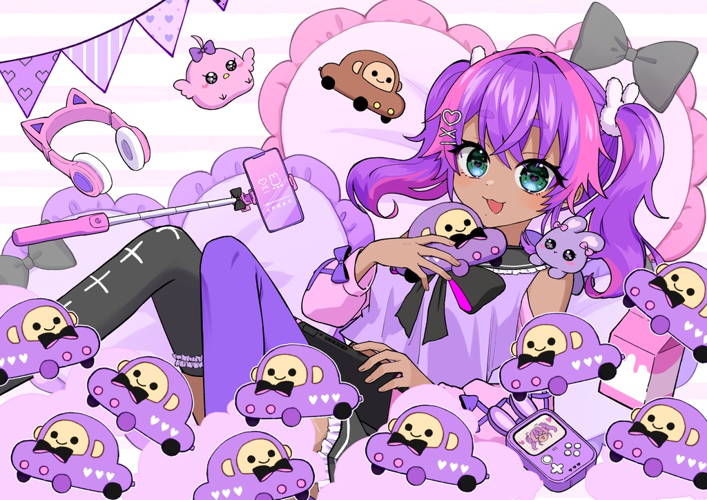 うまれたてのぷるイラストカード