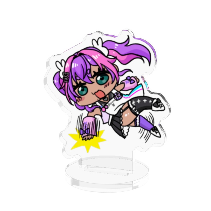 どこでも台パンで華麗に飛び越えるぷる店長アクスタ50mm×50mm