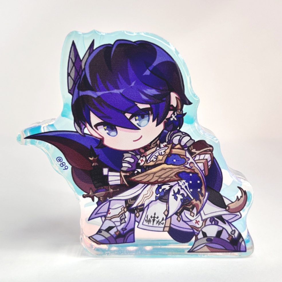 自機光-アクリルキーホルダー / ブロック