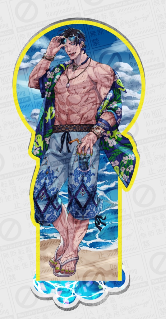 自機光水着-アクリルスタンド