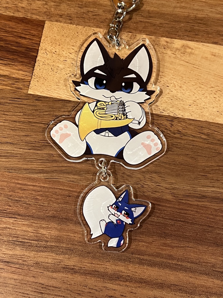 リトますしっぽチャームアクリルキーホルダー