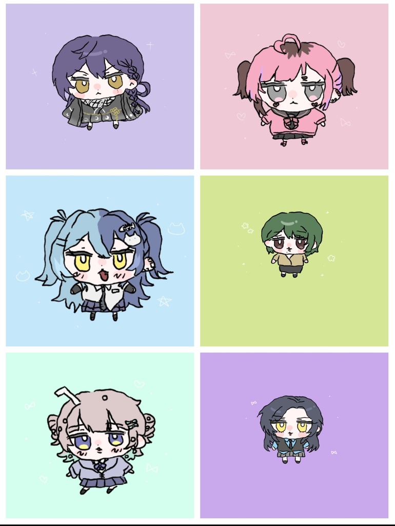 デフォルメイラスト アイコン等