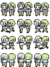 凪砂くんと日和くんの手繋ぎアバター