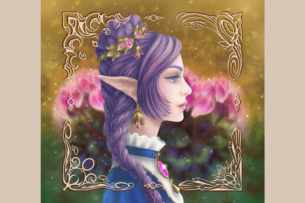 11月　シクラメン　ハガキサイズ