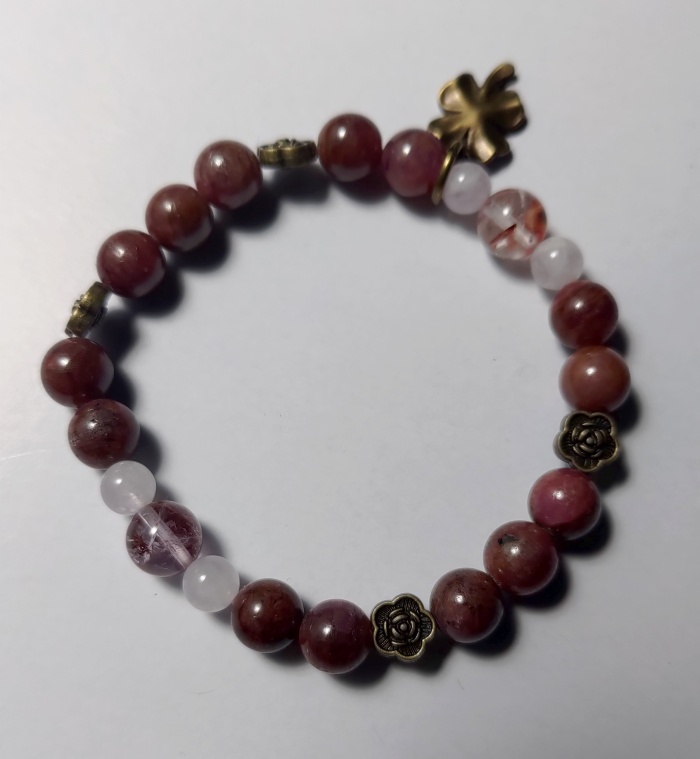 20:スタールビー&ローズクォーツ セット