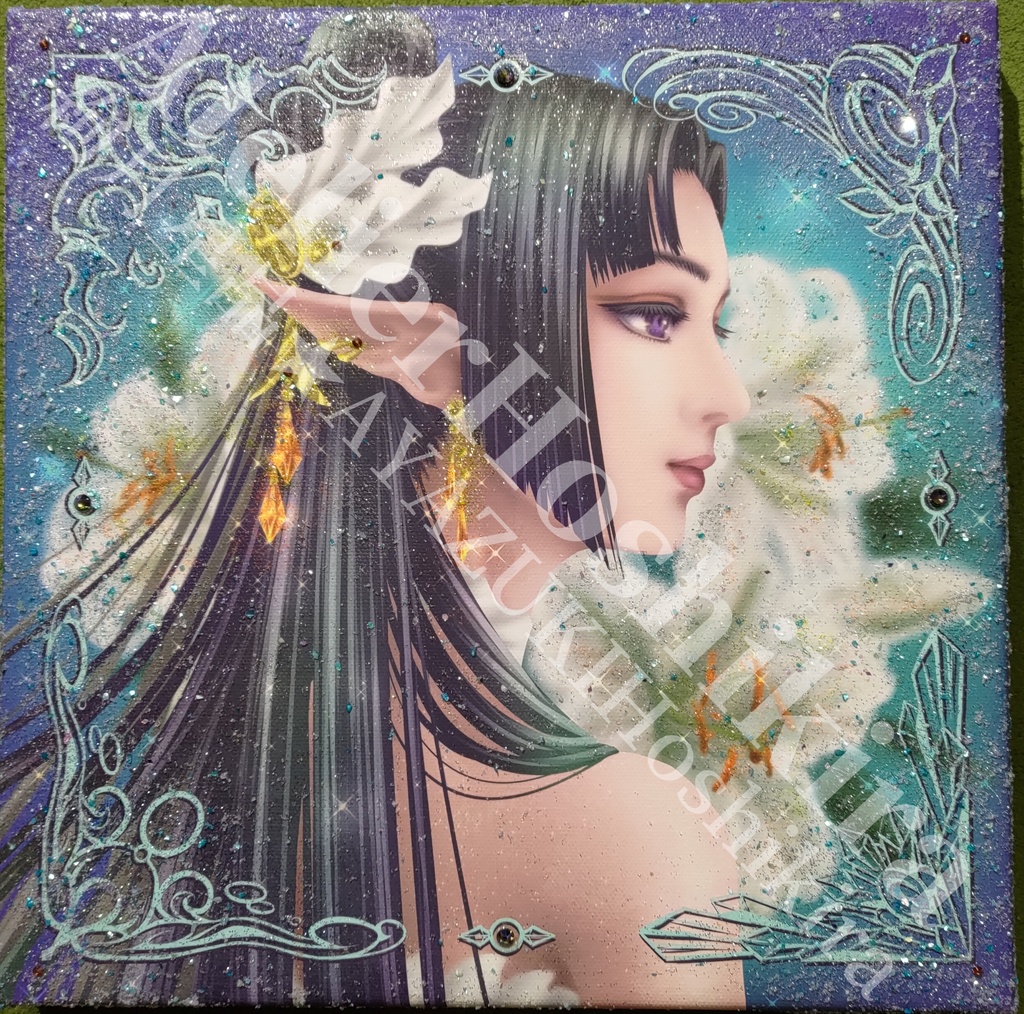 ７月　Lily　ユリ　誕生花エルフシリーズ