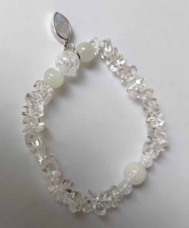 水晶さざれ石(ドルジークォーツチャーム付)