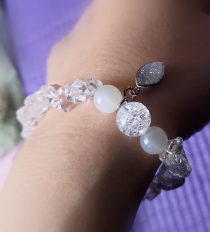 水晶さざれ石(ドルジークォーツチャーム付)