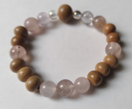 マイカインローズクォーツ&桜の木