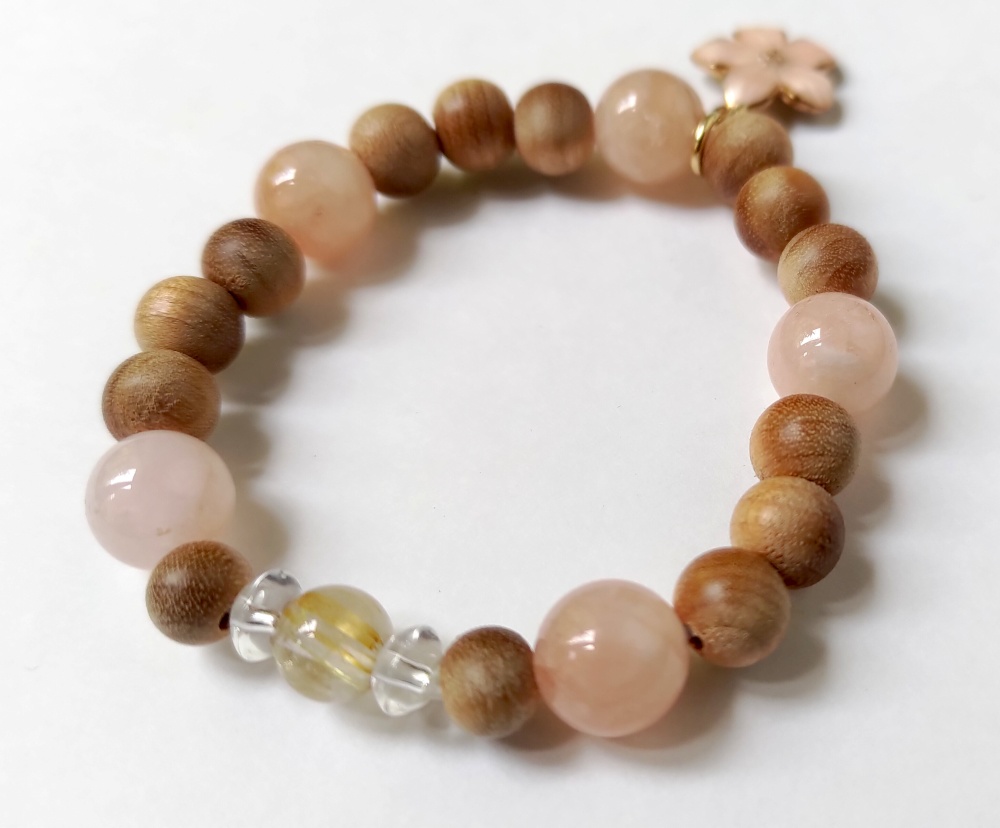 桜の木&ルチル&モルガナイト