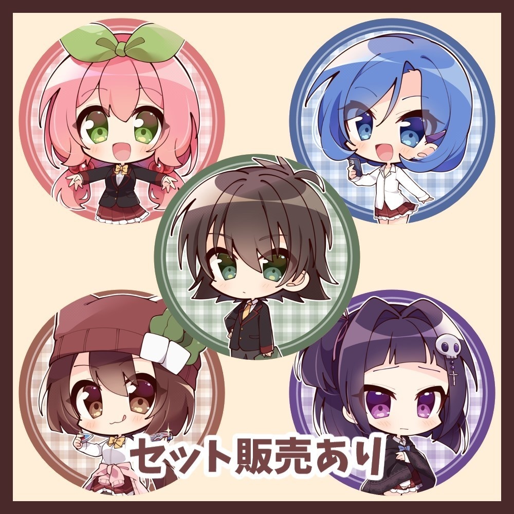 美術部缶バッチ