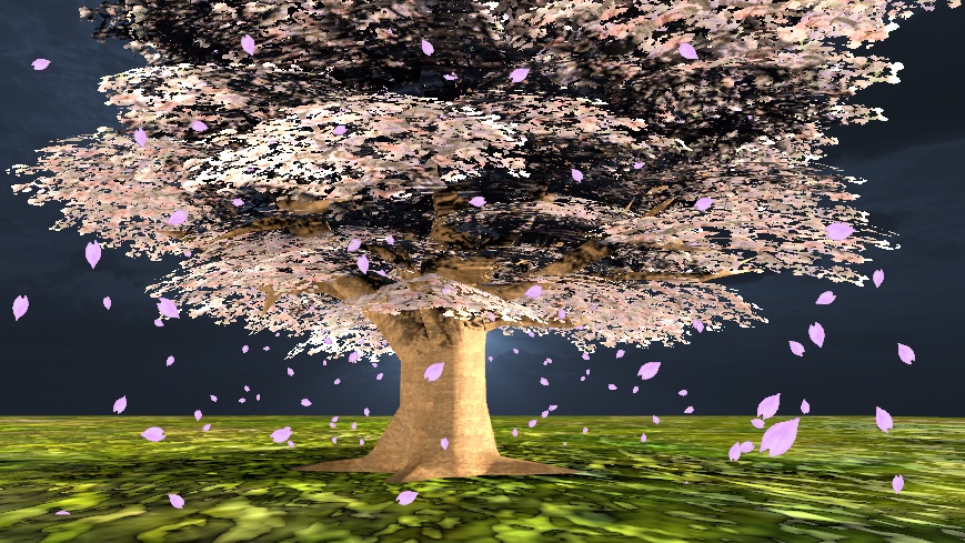 天候パーティクルセット(雨、雪、桜、葉、流れ星)