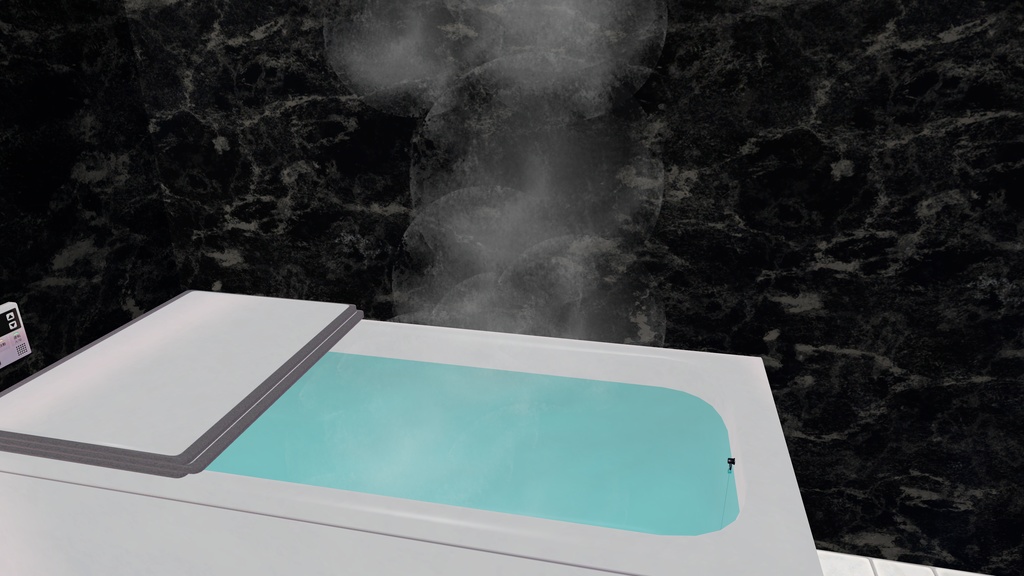 生活環境パーティクルセット(湯気、水道水、シャワー、水面の揺れる水マテリアル)