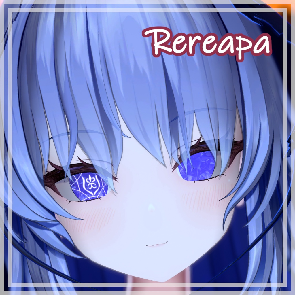 【14アバター対応】紋章の瞳アイテクスチャ