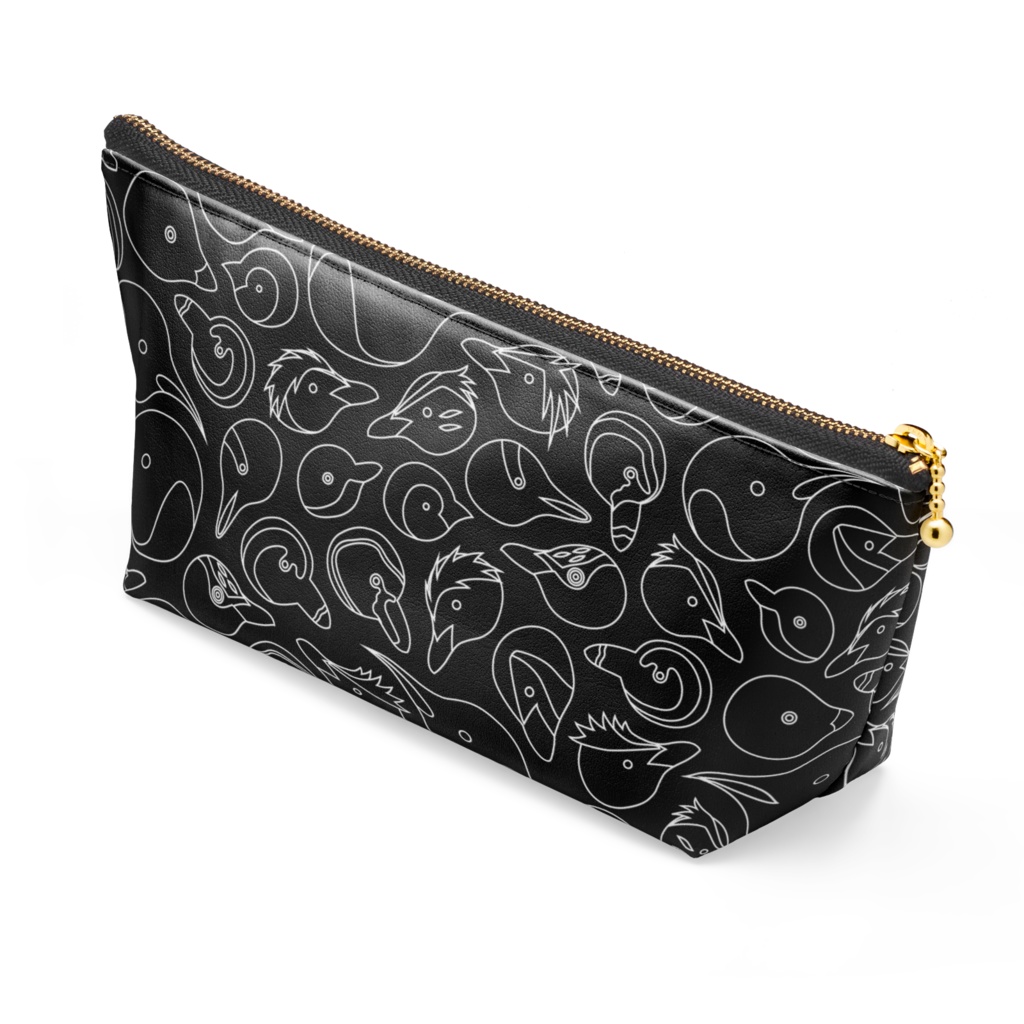 ミチミチペンギン線画ポーチ(全2種)