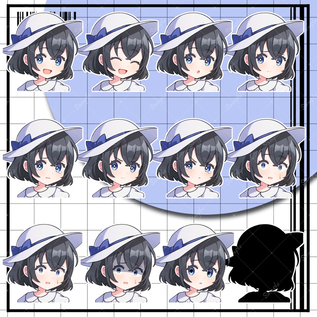 【無料有り】汎用立ち絵素材10【帽子をかぶった女の子】