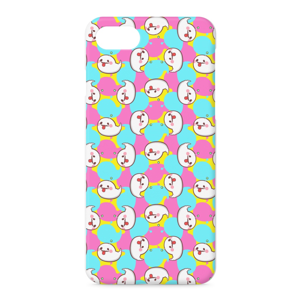 おばけちゃん★ビビットカラー iPhoneケース