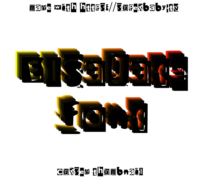 Elsagate font