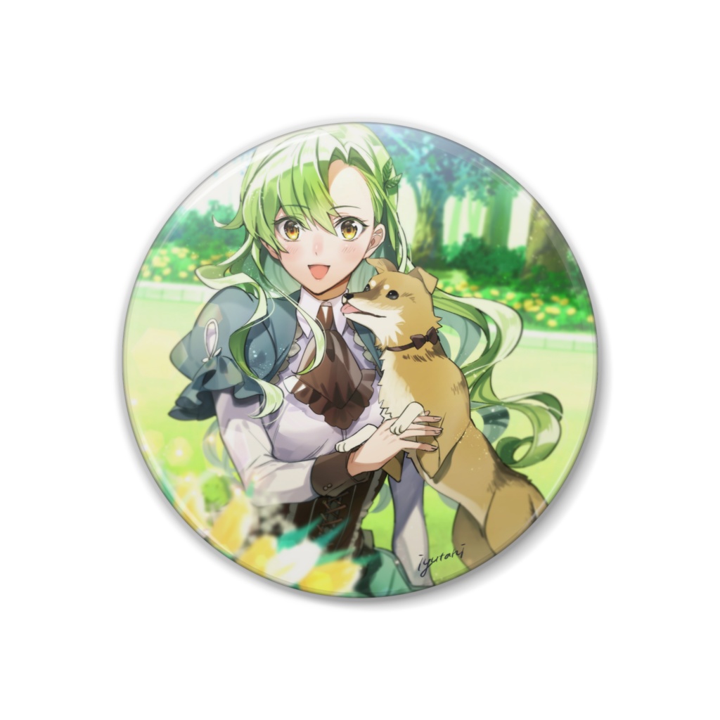 るなふたば缶バッジ