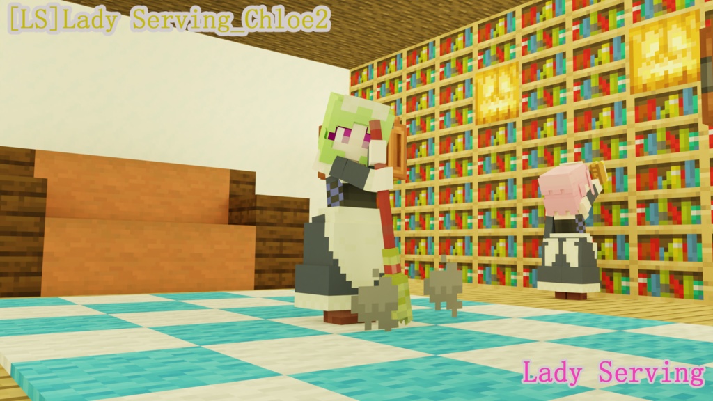 【littleMaidMob】Lady Serving 【Minecraft】