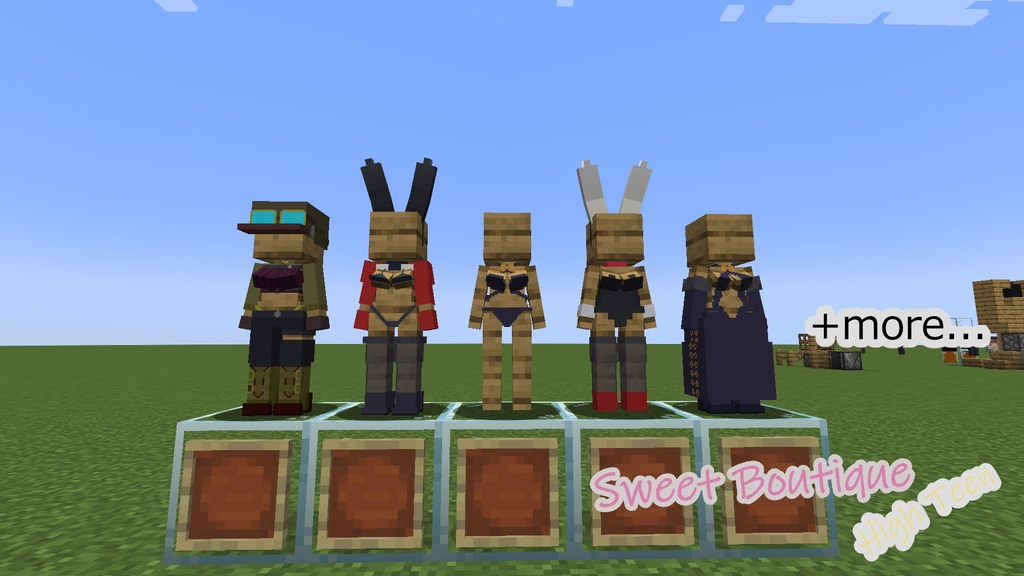 【littleMaidMob】Sweet Boutique High Teen【Minecraft】