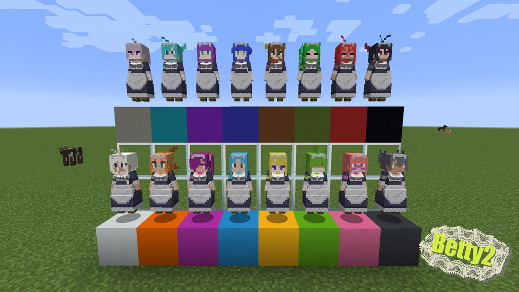【littleMaidMob】マルチモデル Betty2【Minecraft】