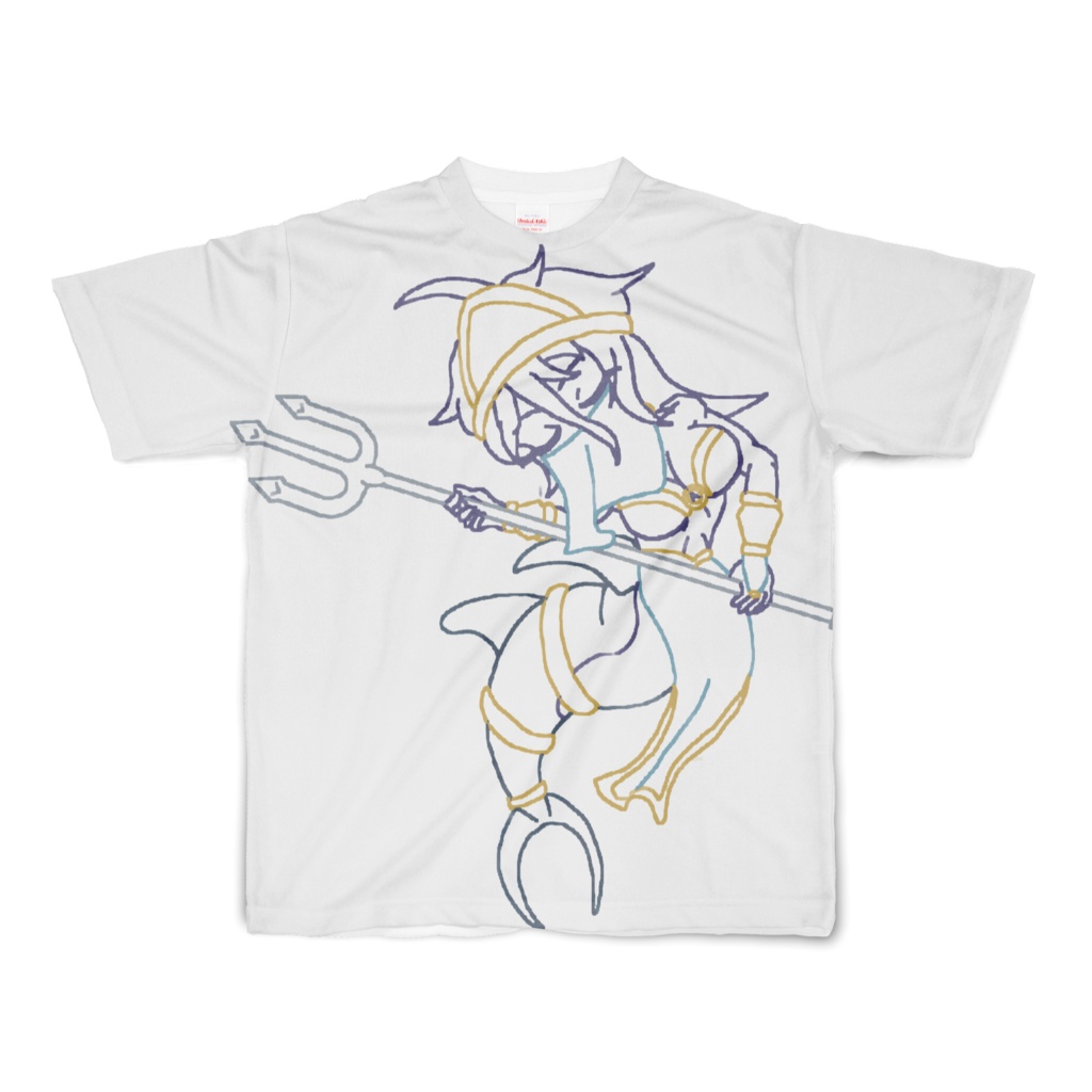 マーメイドの兵士　フルグラフィックTシャツ