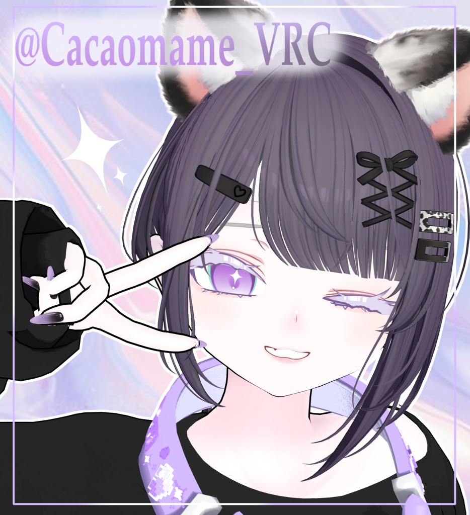 🌸uraraka make up Texture + eye make 💜 rurune