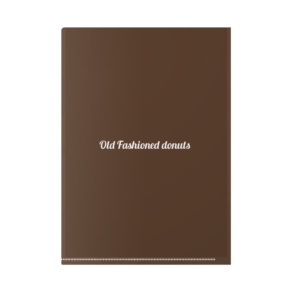 とろ〜りチョコがけオールドファッションドーナツA4クリアファイル