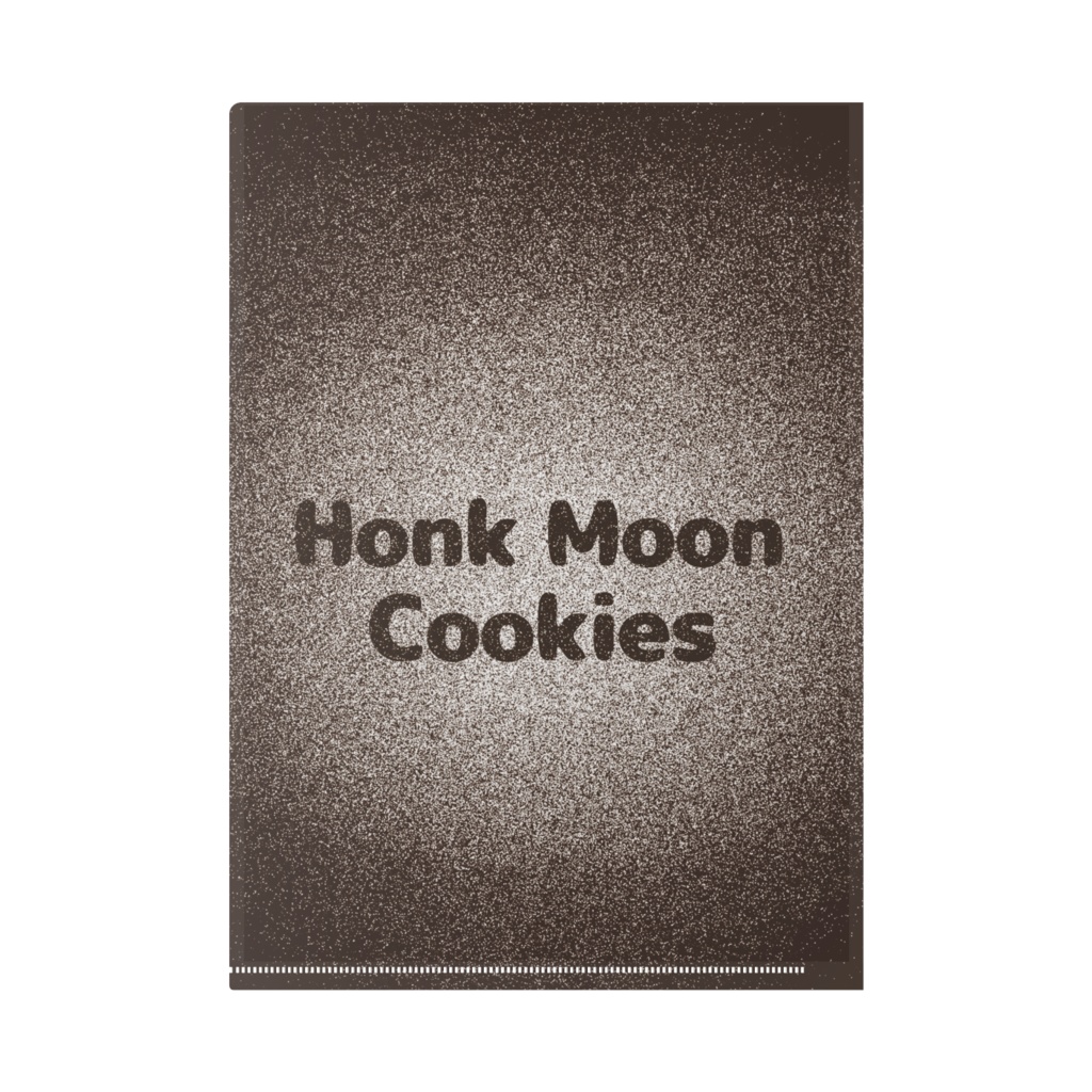 スノーボールホンクムーンクッキーA4クリアファイル