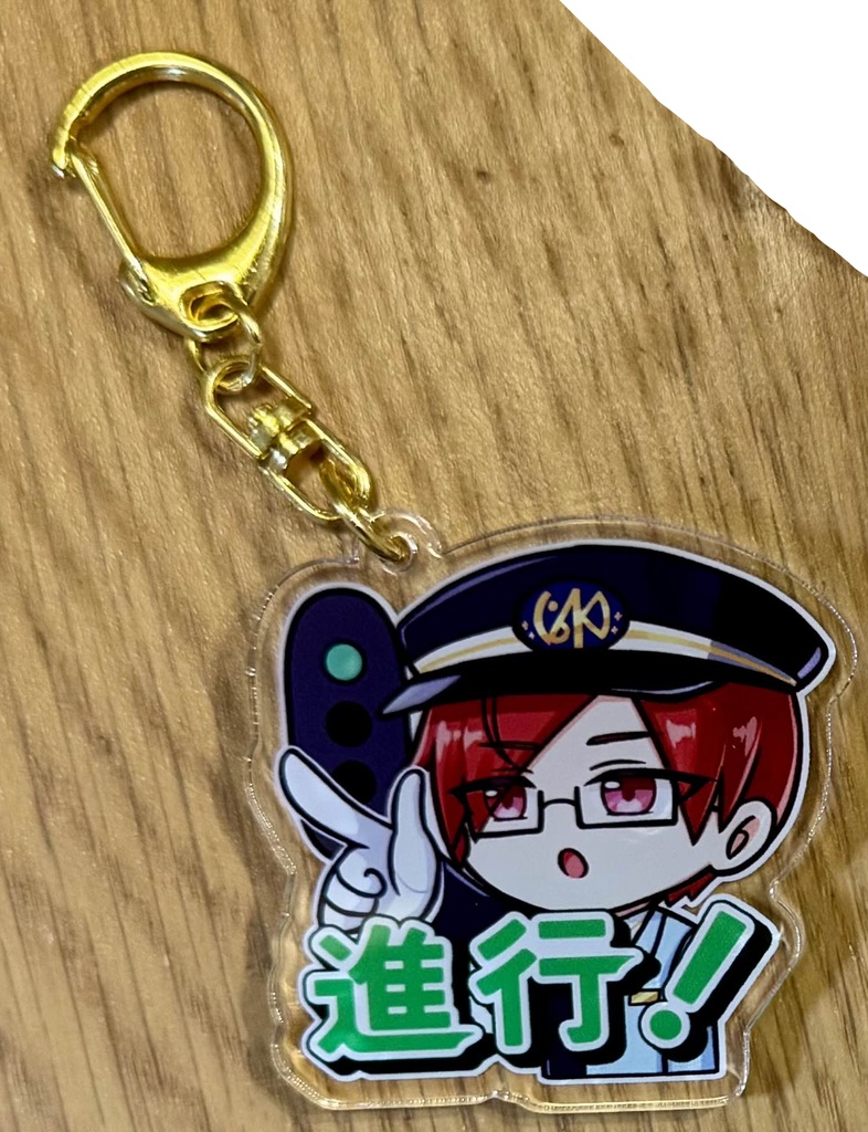 【C107】うらまるレチ「進行!」スタンプアクキー 発送は5月中旬