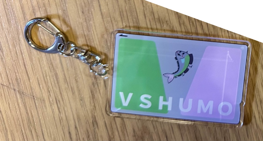 【C107】VSHUMO ICカードデザイン アクキー 発送は5月中旬