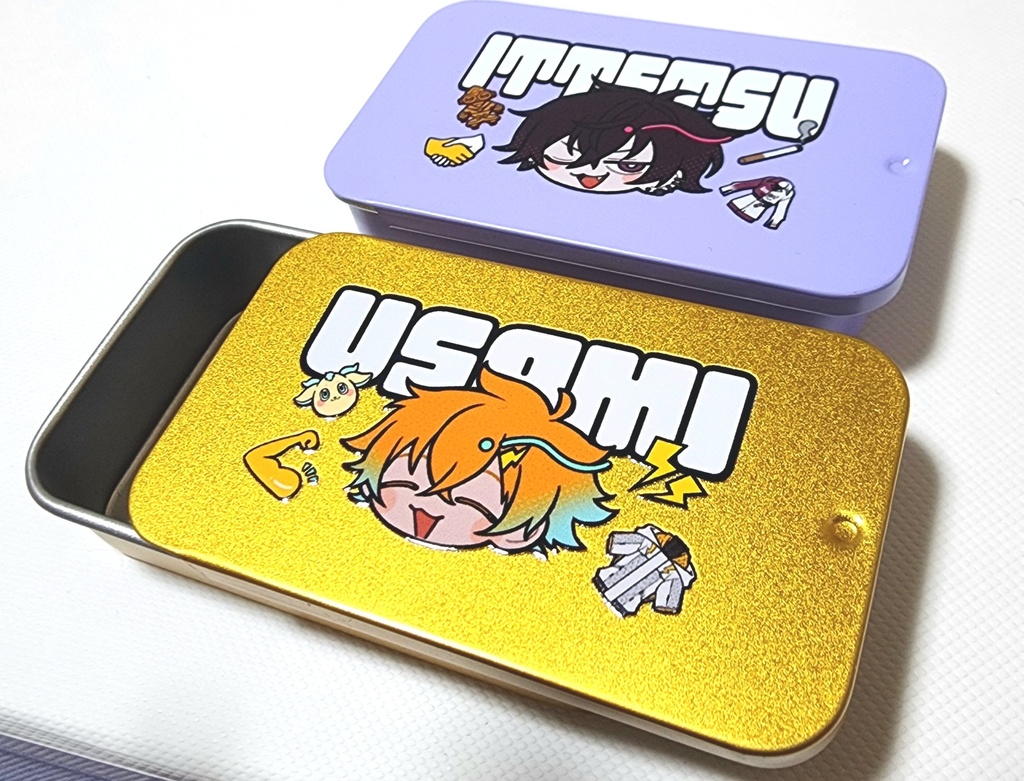 【非公式】 リトテツ メンタム缶(フレークシール入り)