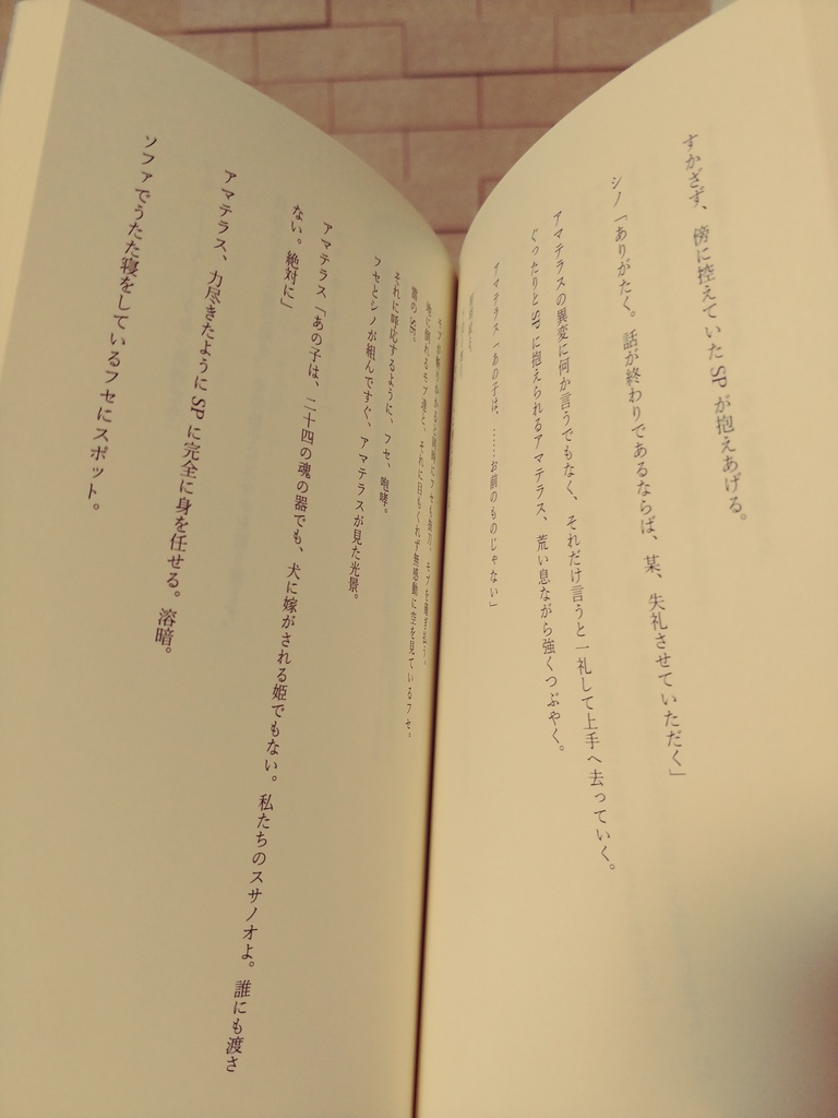 「終天の綺羅星」コピー本付