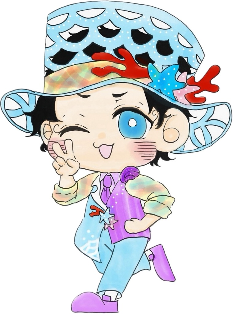 もちもちとしたファッショナブルなアクスタ