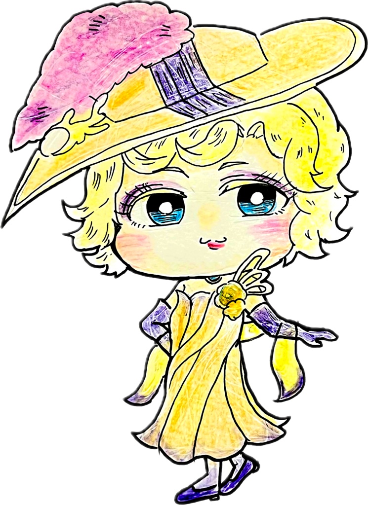 もちもちとしたファッショナブルなアクスタ