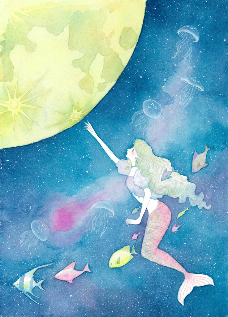 挿絵本「人魚の月」