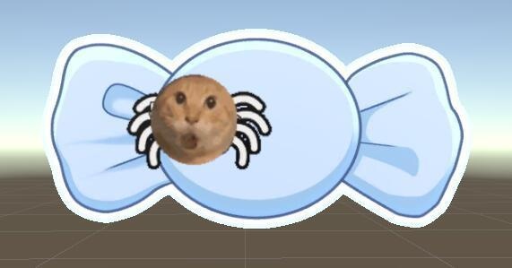 圆头耄耋蜘猪发夹 哈基米 Cat Spider Hair Clip